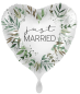 Preview: Folienballon - Just Married: Gräser - ø 43cm
